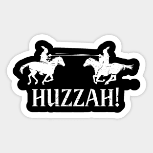 Huzzah Sticker